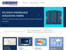 Tablet Screenshot of cyberdrive.es